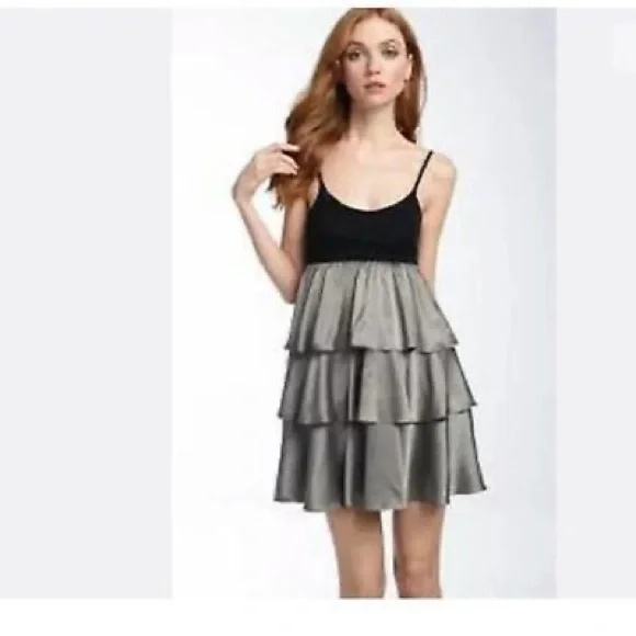 open lace back dress Gorgeous Brown Hand-Embellished Bodycon Party Dress